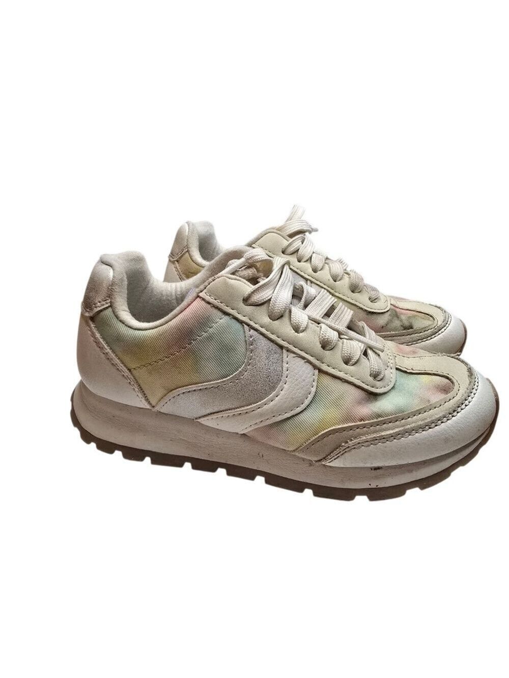 Cat & Jack Rainbow Tie Dye Sneakers Girls 1